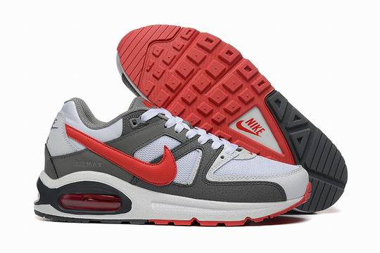Cheap Nike Air Max Command White Grey Red Men's Shoes-07 - Click Image to Close